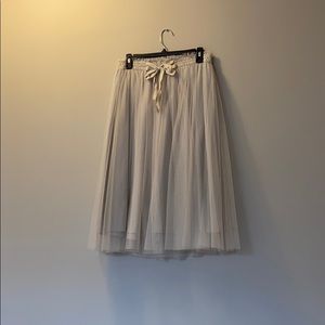 This is a fun light brown skirt